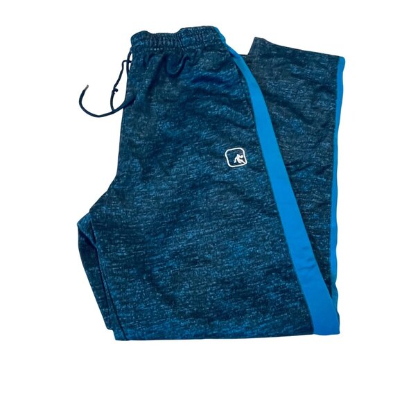 AND1 Mens Blue Athletic Track Pants M Pocket drawstring Medium - Picture 4 of 10